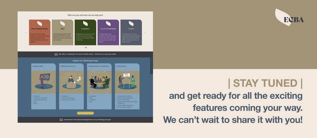 ECBA - | STAY TUNED | and get ready for all the exciting features coming your way. We can’t wait to share it with you!